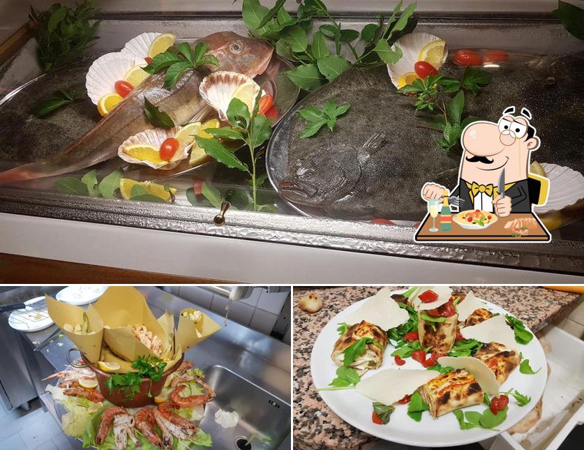 Cibo al Ristorante Pesce di Mare Le Ancore della Bastia