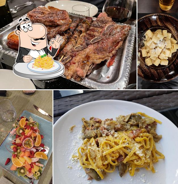 Spaghetti alla carbonara al Ristorante La Boca - Argentin Grill