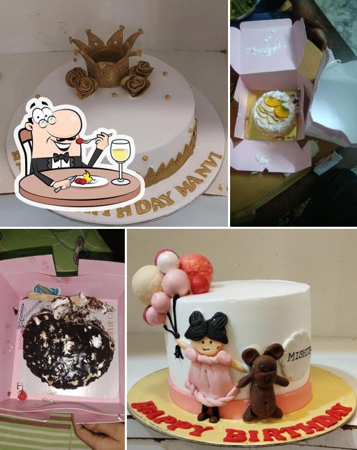 Food at Box of Cake