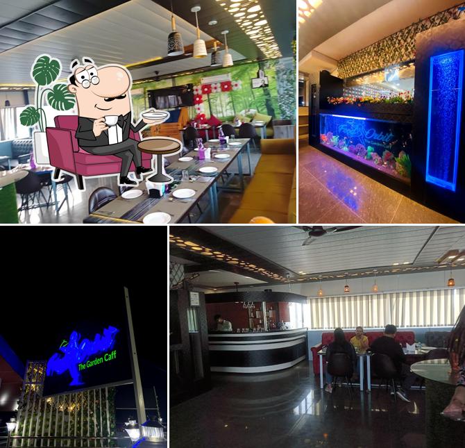 The interior of Food Orbit The Garden Caff