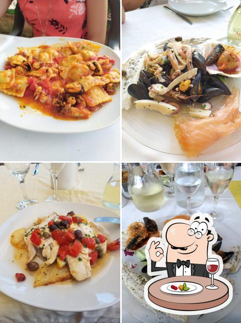 Platti al Ristorante La Baia Sestri Levante