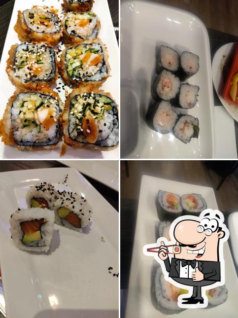 Scegli le diverse opzioni di sushi