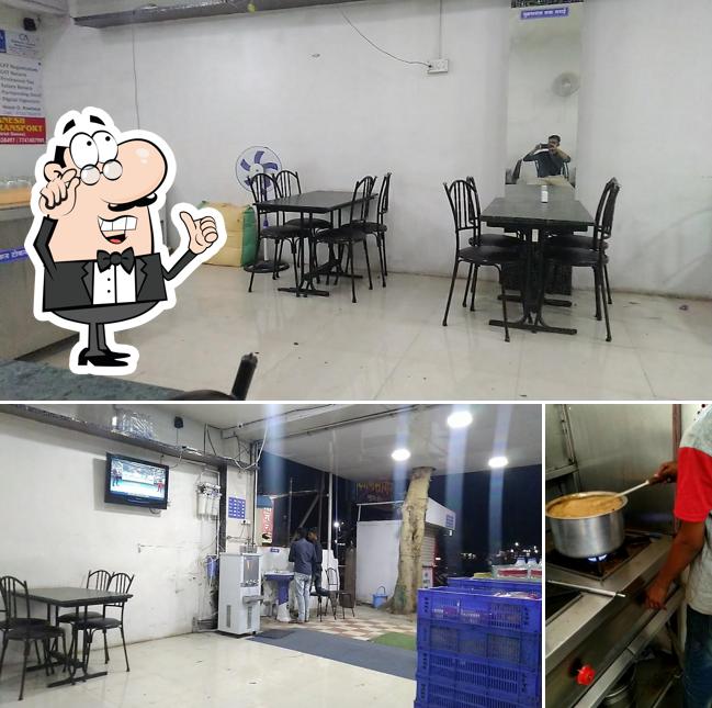 Among different things one can find interior and food at ज़ायका चाय