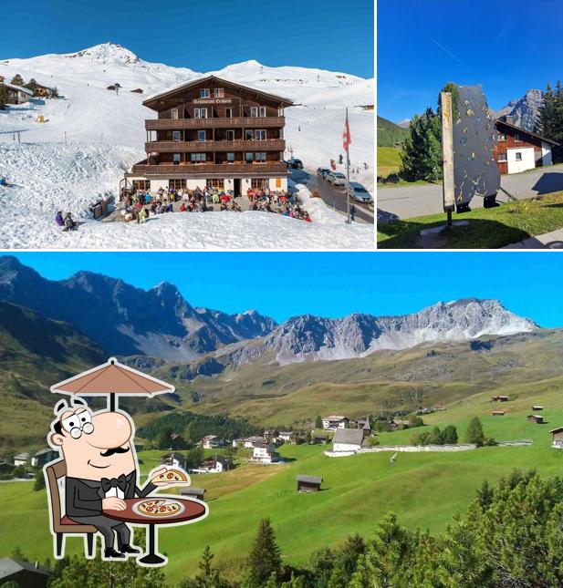 Goditi la vista dagli esterni di Hotel Restaurant Erzhorn
