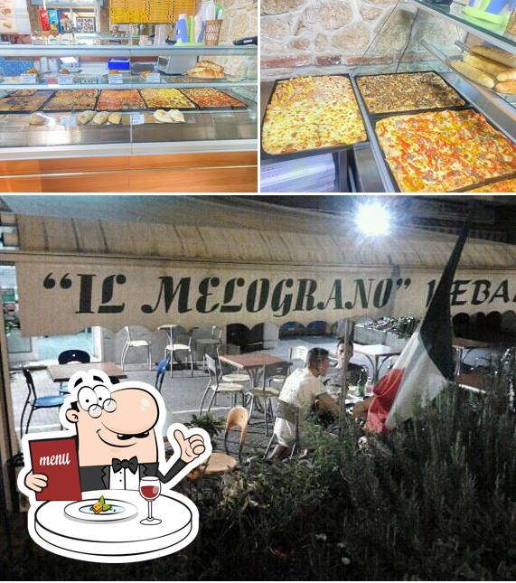 La immagine di cibo e interni da "Il Melograno" Pizzeria, Arrosticini e Kebab