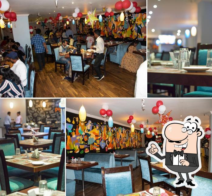 The interior of Penna Multicuisine Restaurant