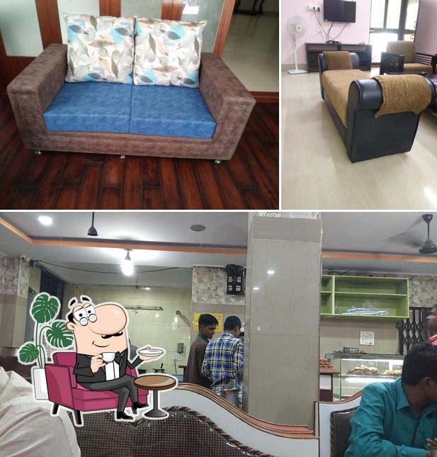 The interior of Sagar Hotel