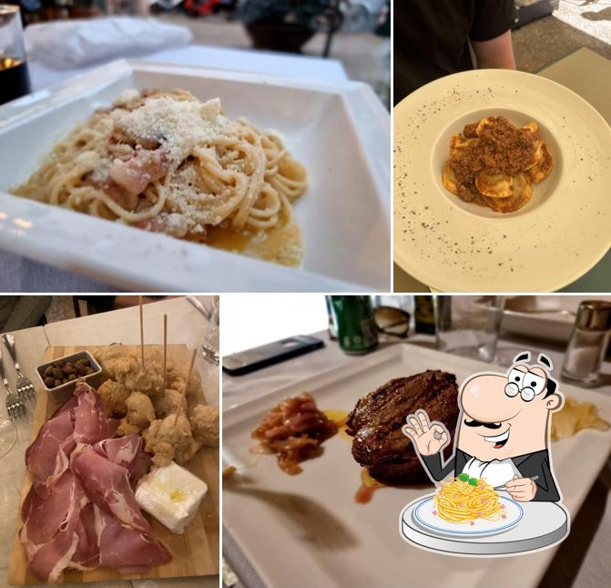 Spaghetti alla carbonara al St. Bartholomeo Bistrot Lucca