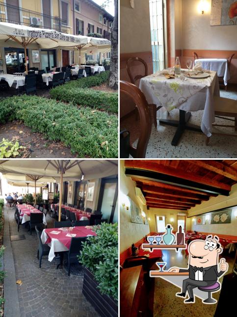 Siediti a un tavolo di Trattoria Pizzeria San Zeno