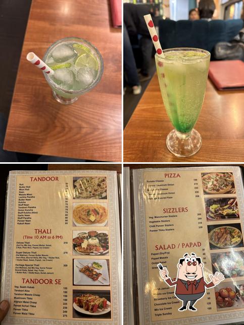 Food at Tundla Heritage Rail Coach Restaurant