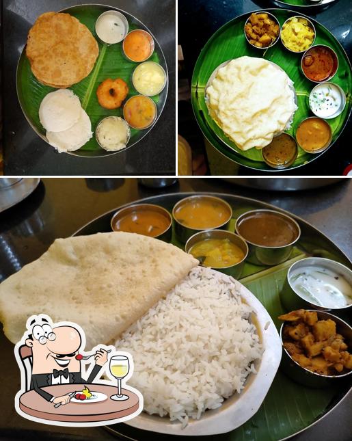 Food at Bojan Veg Restaurant