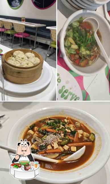 Hot and sour soup at Crazy Noodles