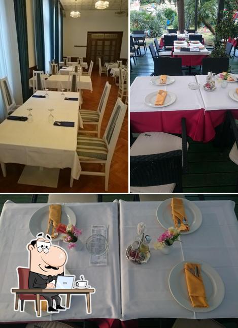 Gli interni di Mozart Restaurant