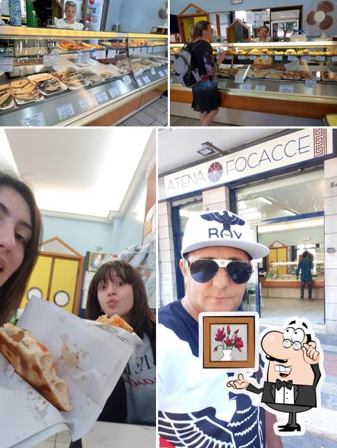 Gli interni di Atena Focacce