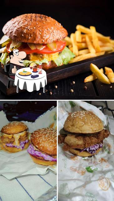 Get a burger at Bhooka Bangali Get a burger at Bhooka Bangali