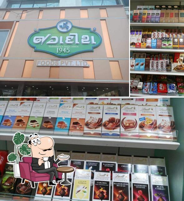 The interior of Jagdish Foods