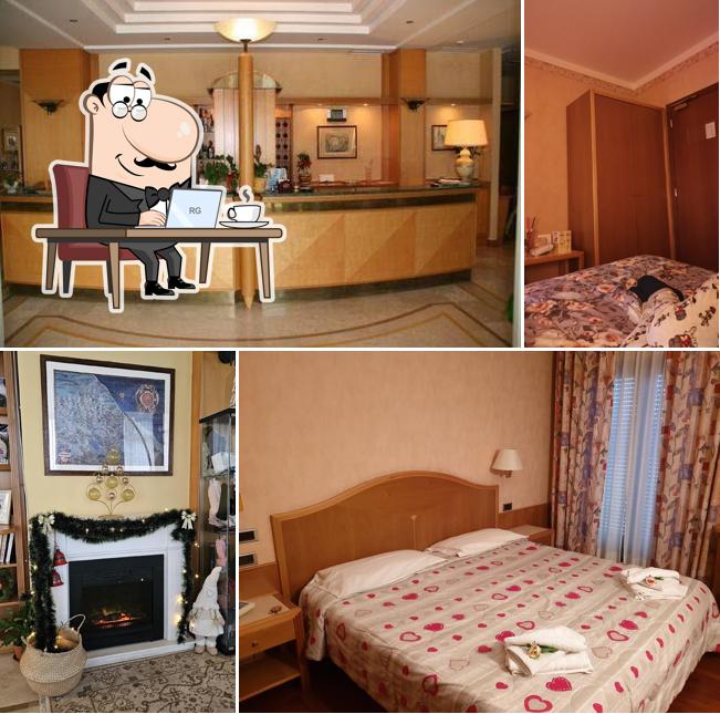 Gli interni di Hotel Lory