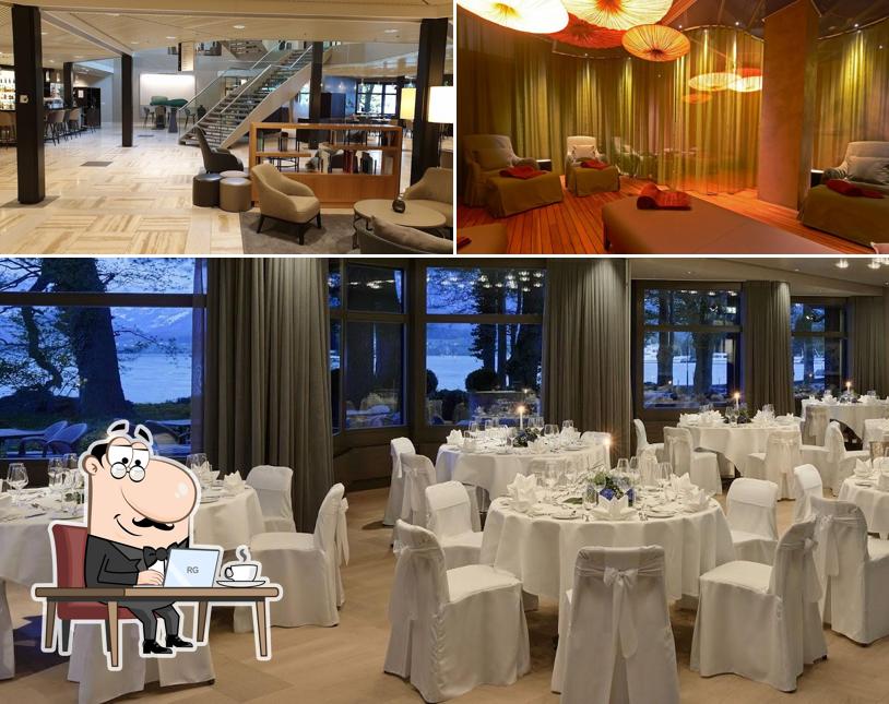 Gli interni di Hotel Seepark Thun