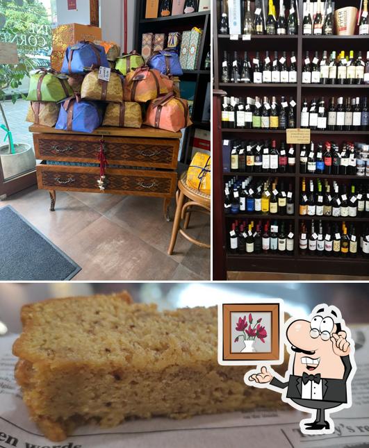 La interni e cibo del ristorante