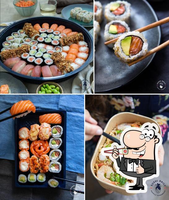 Prova le diverse opzioni di sushi
