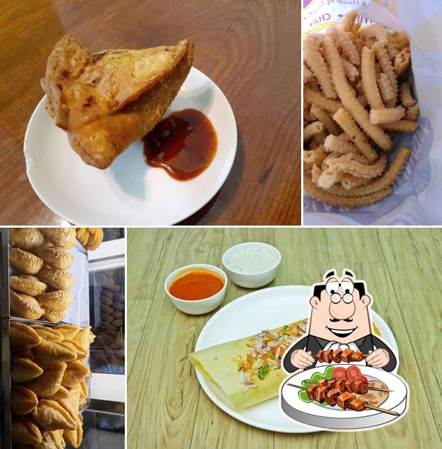 Food at Jaggu Mithai