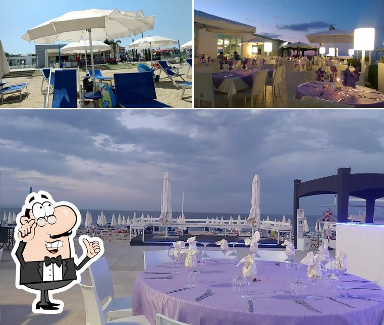 Gli interni di Movida Beach