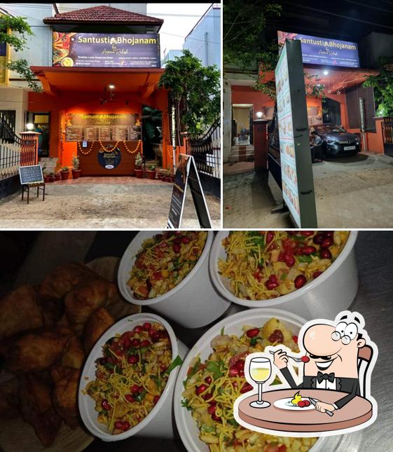 Food at Santusti Bhojanam