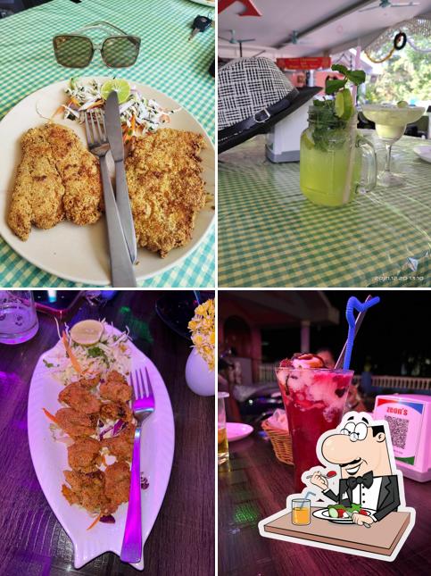 Food at Zeons Restaurant