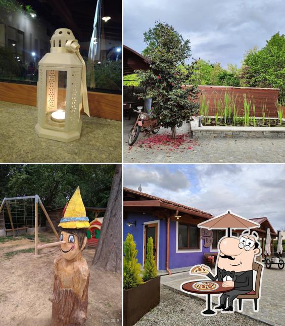 Puoi goderti l'aria fresca da seduto all'esterno di Agriturismo Bacca Blu