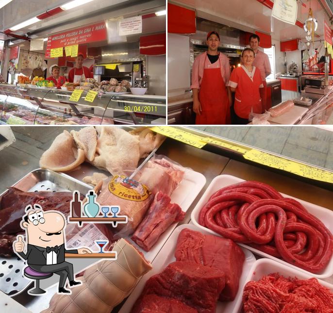Gli interni di Polleria e Macelleria da Gina e Mara