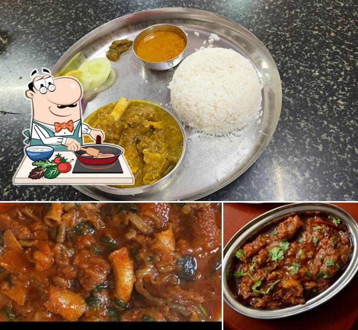 Chicken curry at Hotel Mailari Veg & Nonveg