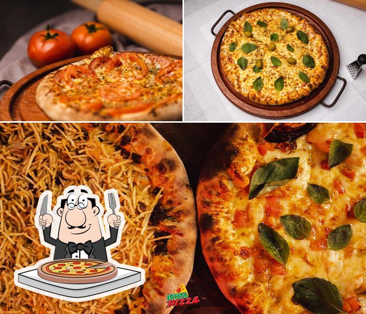 No Pizzaria em São José - Jovita Pizza Express, você pode degustar pizza