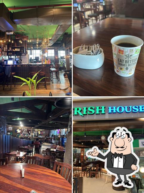 The interior of The irish house