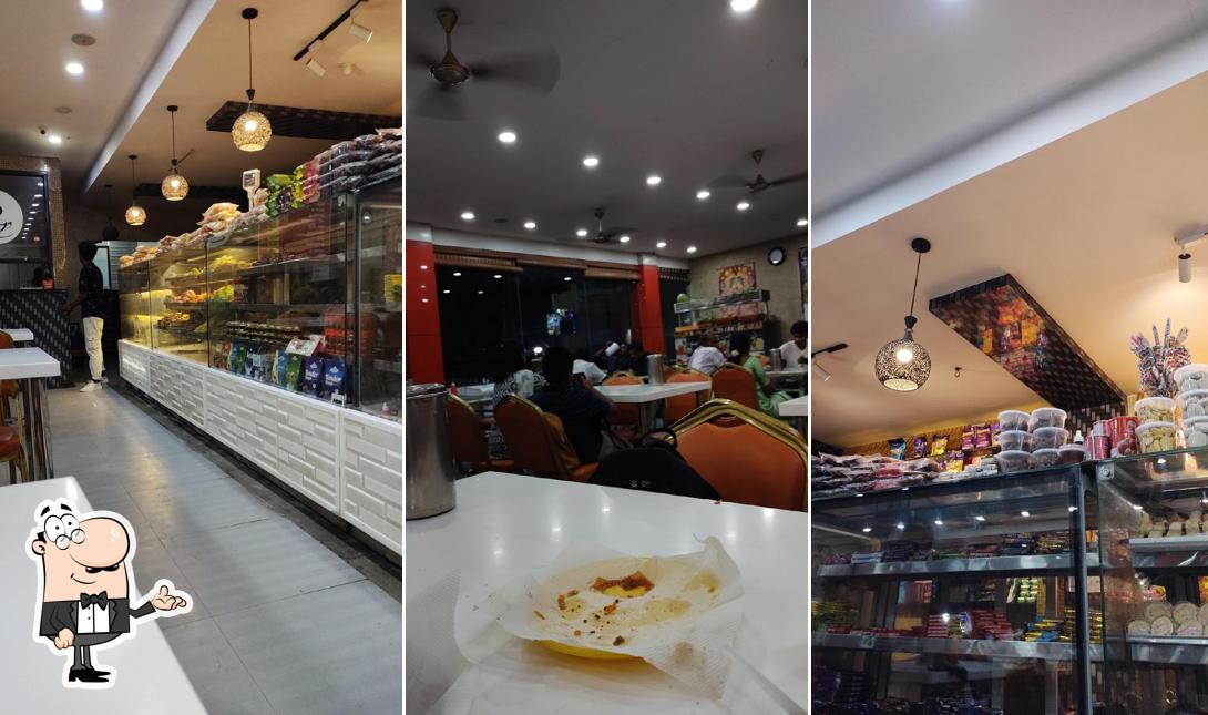 The interior of Sri Krishna bakes & sweets