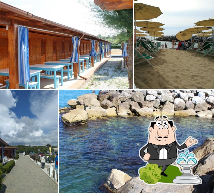 Goditi la vista dagli esterni di Bagno Costa Azzurra