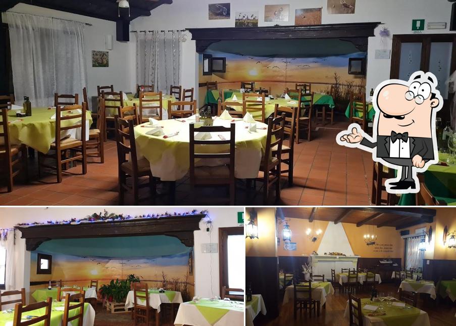 Gli interni di Il Pescatore di Andreina