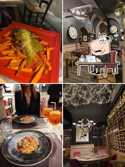 Gli interni di L'Horloge