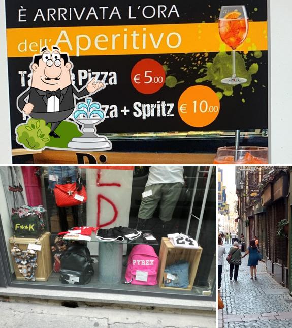 Goditi la vista dagli esterni di Riecco Focaccia e Pizza