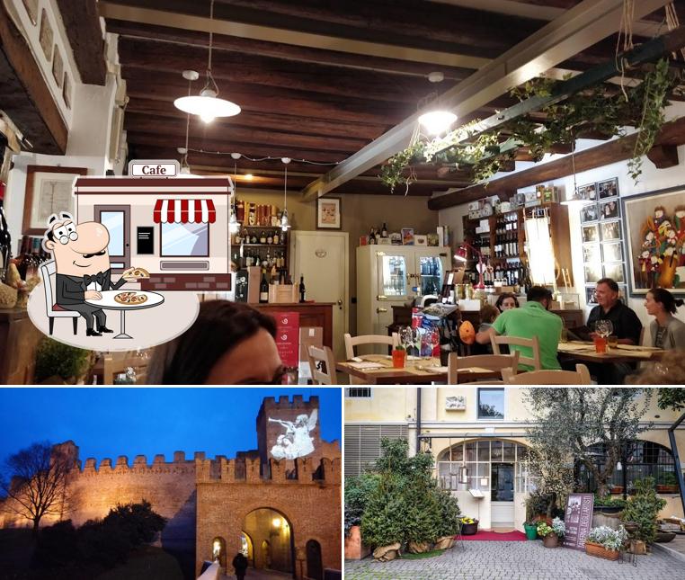 Questa è la immagine che raffigura la esterno e bancone da bar di Taverna degli Artisti Cittadella