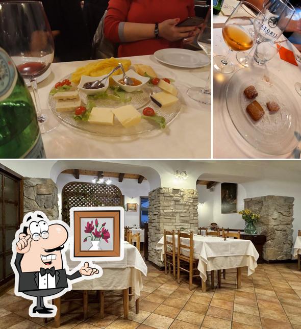 Gli interni di Trattoria Da Catine