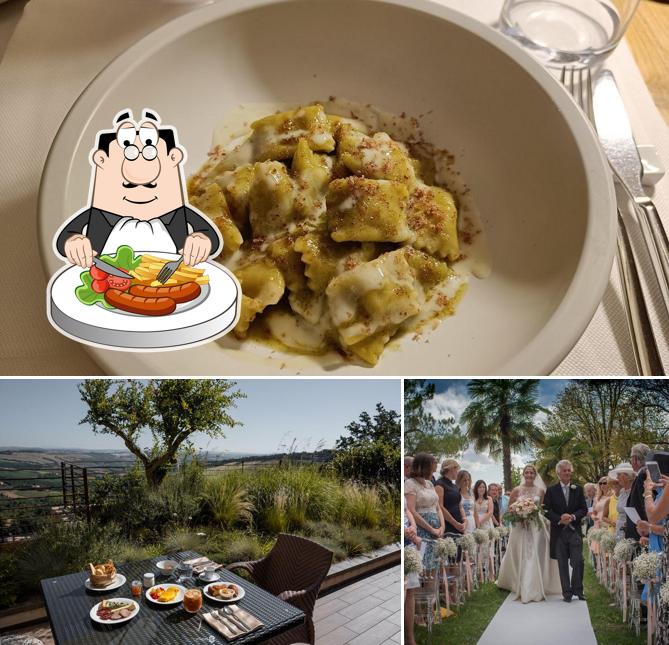 Questa è la foto che raffigura la cibo e nozze di Villa Anitori Prestige Relais & SPA