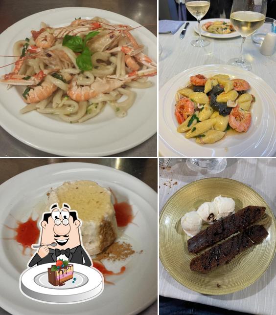 Torta al cioccolato al Ristorante Lo Scoglio