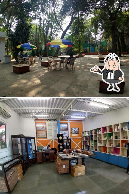 The interior of The Museum Cafe