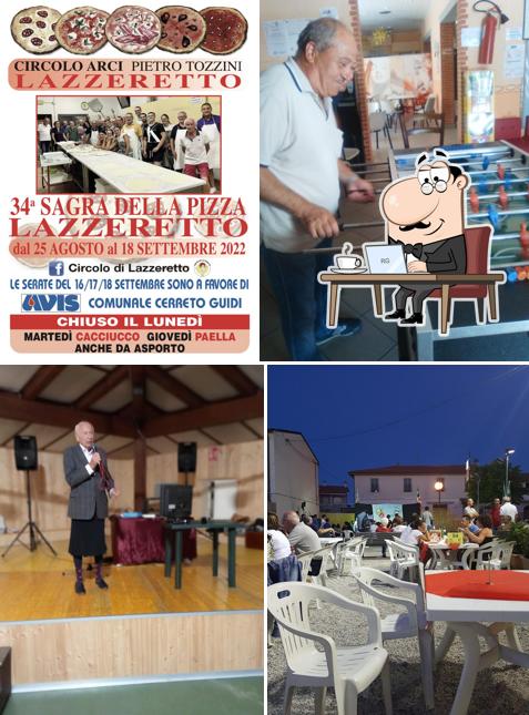 Gli interni di Circolo di Lazzeretto