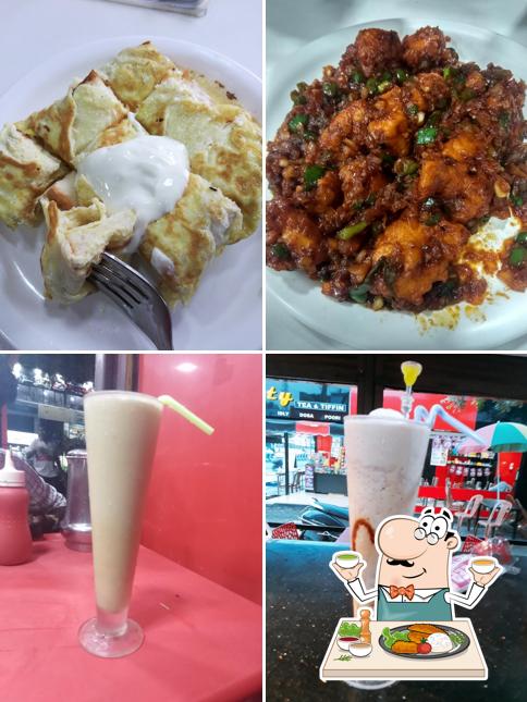 This is the picture displaying food and drink at TAZA HOTEL