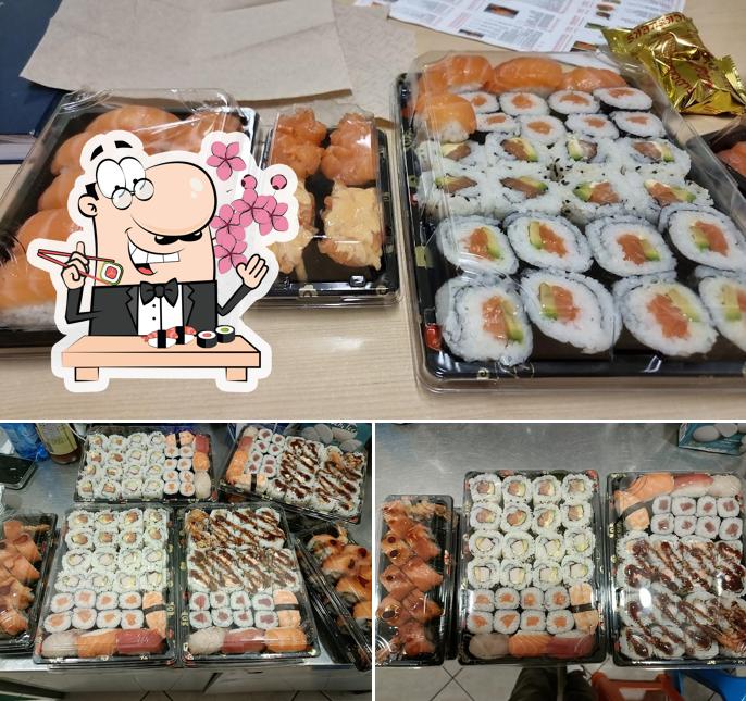 Prenditi le varie opzioni di sushi