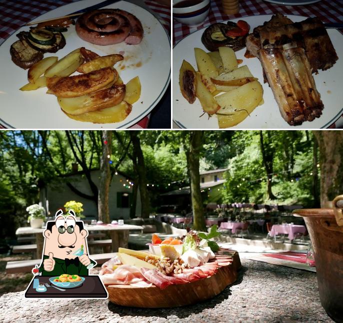 Cibo al Grotto Grassi Tremona