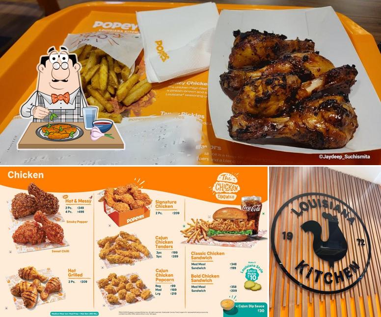 Chicken wings at Popeyes - Famous Louisiana Chicken