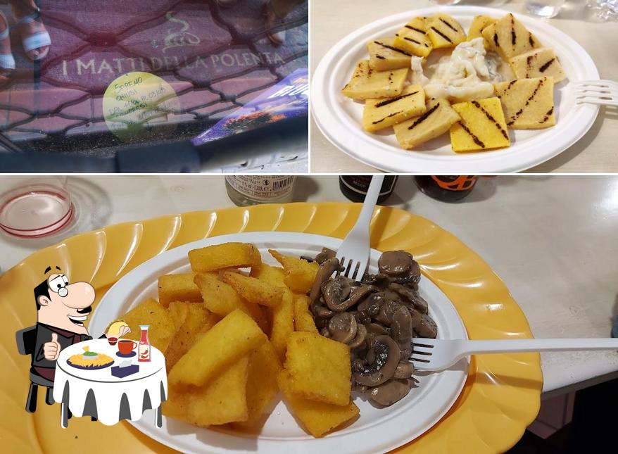 Piatto di formaggi al I Matti della Polenta