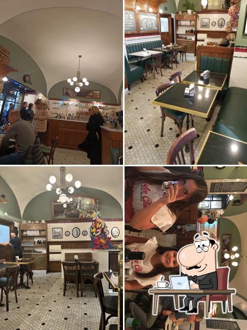 Gli interni di la buvette